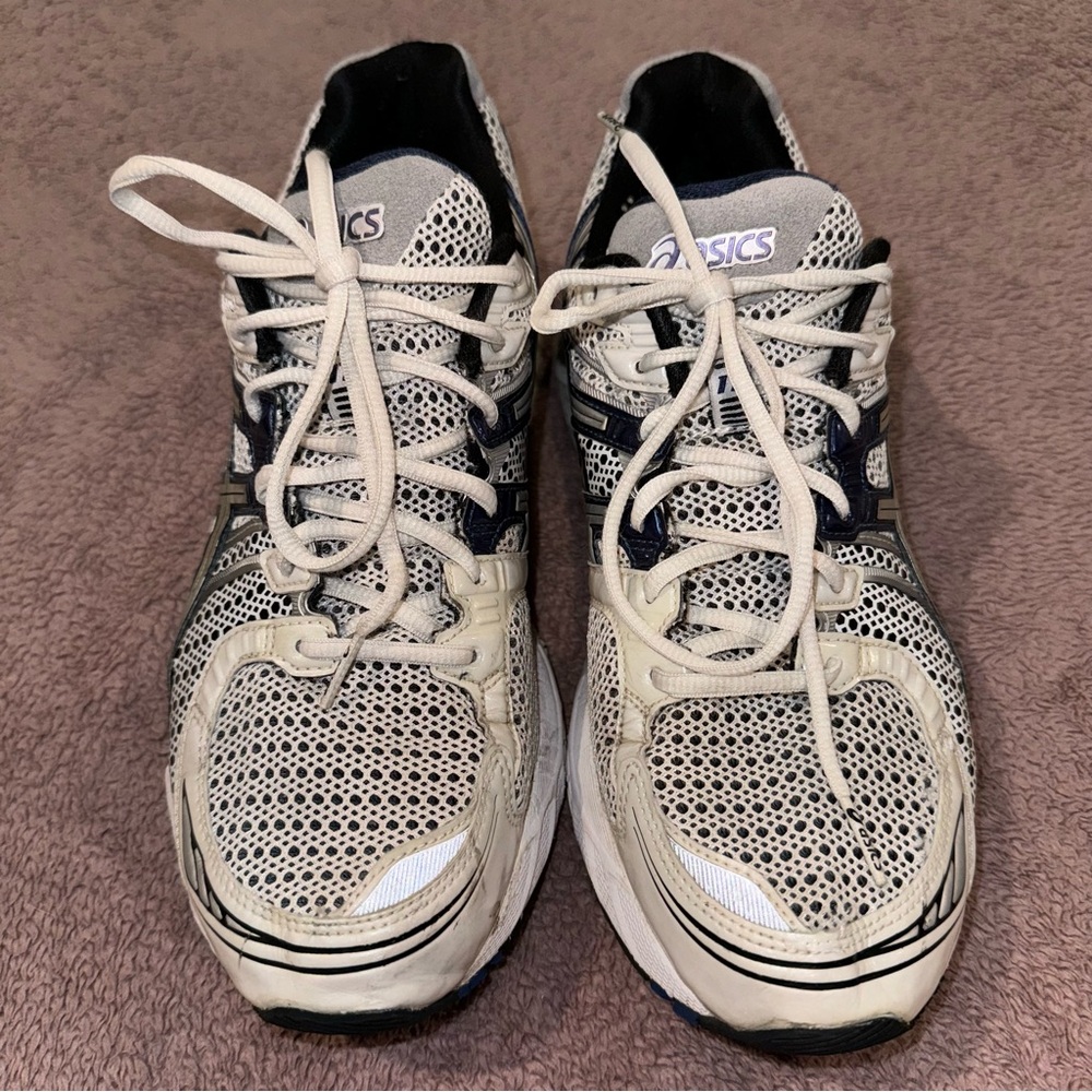 ASICS Kayano 17 T100N White Blue size 9.5